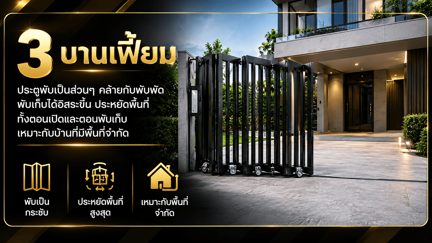 รับทำประตูรั่วสแตนเลสใกล้ฉัน